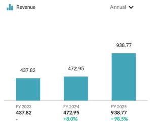 KP Energy FY25 revenue