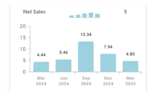 Indo Wind Energy's QoQ sales saw a huge decline of 39.54%
