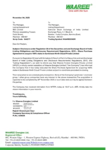 waaree-energies-acquire-sunbreeze-ninth-cloud-100-stake