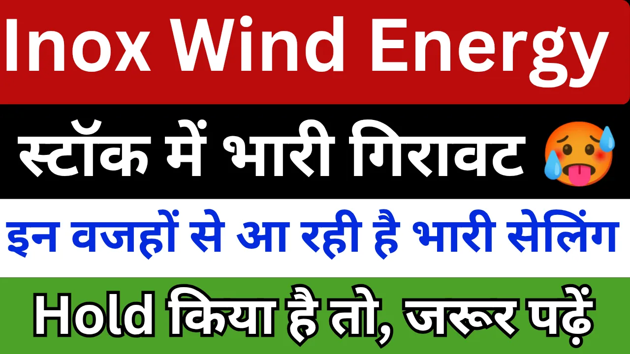 why inox wind energy share is falling